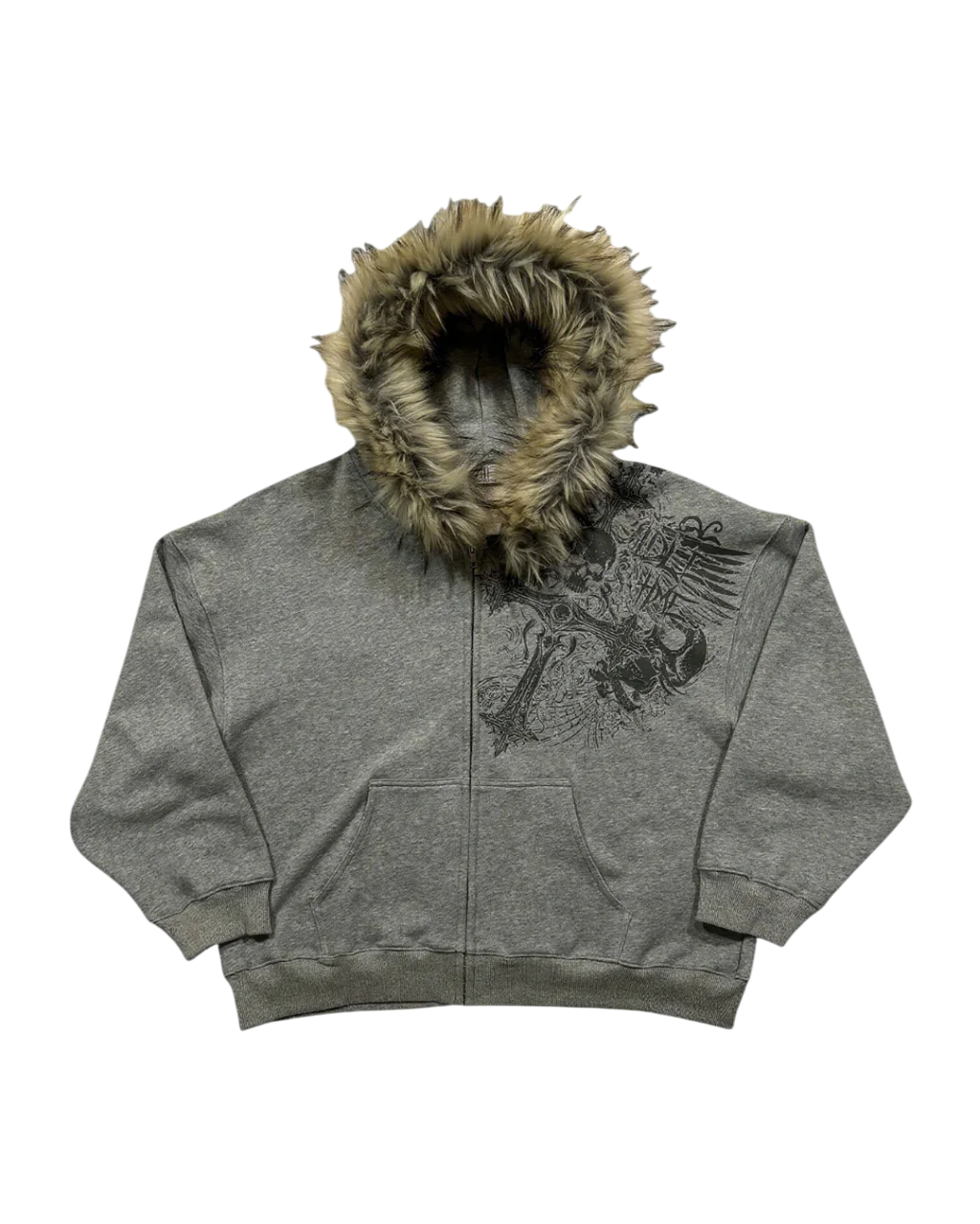 'ARTIC EYES' FUR HOODIE