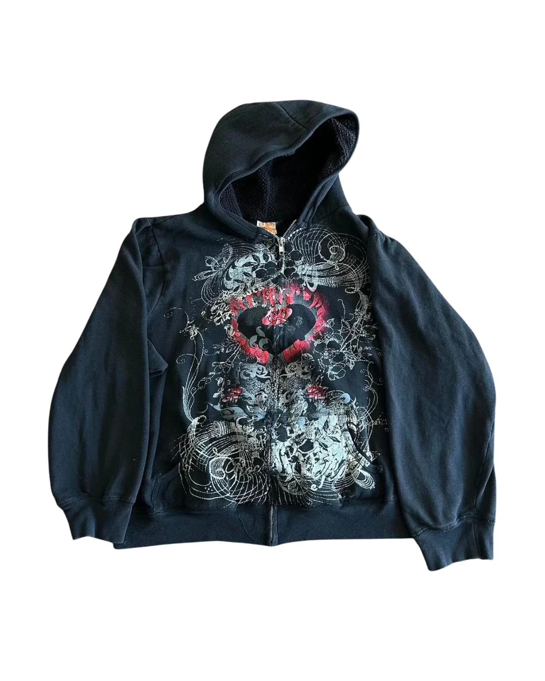 'BLEEDING HEART' ZIPUP