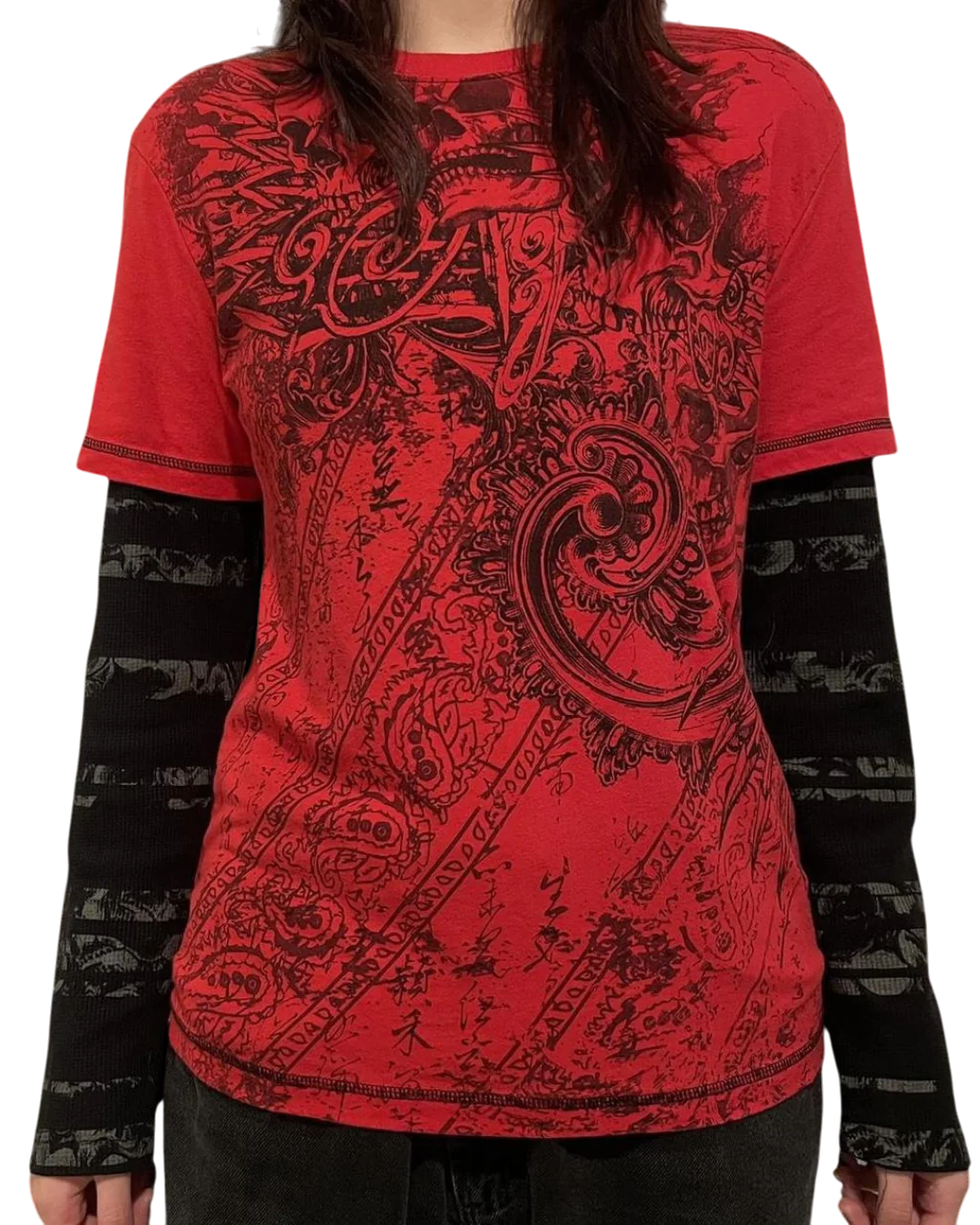 'CRIMSON SKULL' LONGSLEEVE