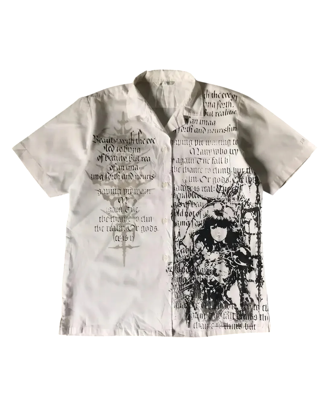 'EVE BEAUTY' BUTTON UP