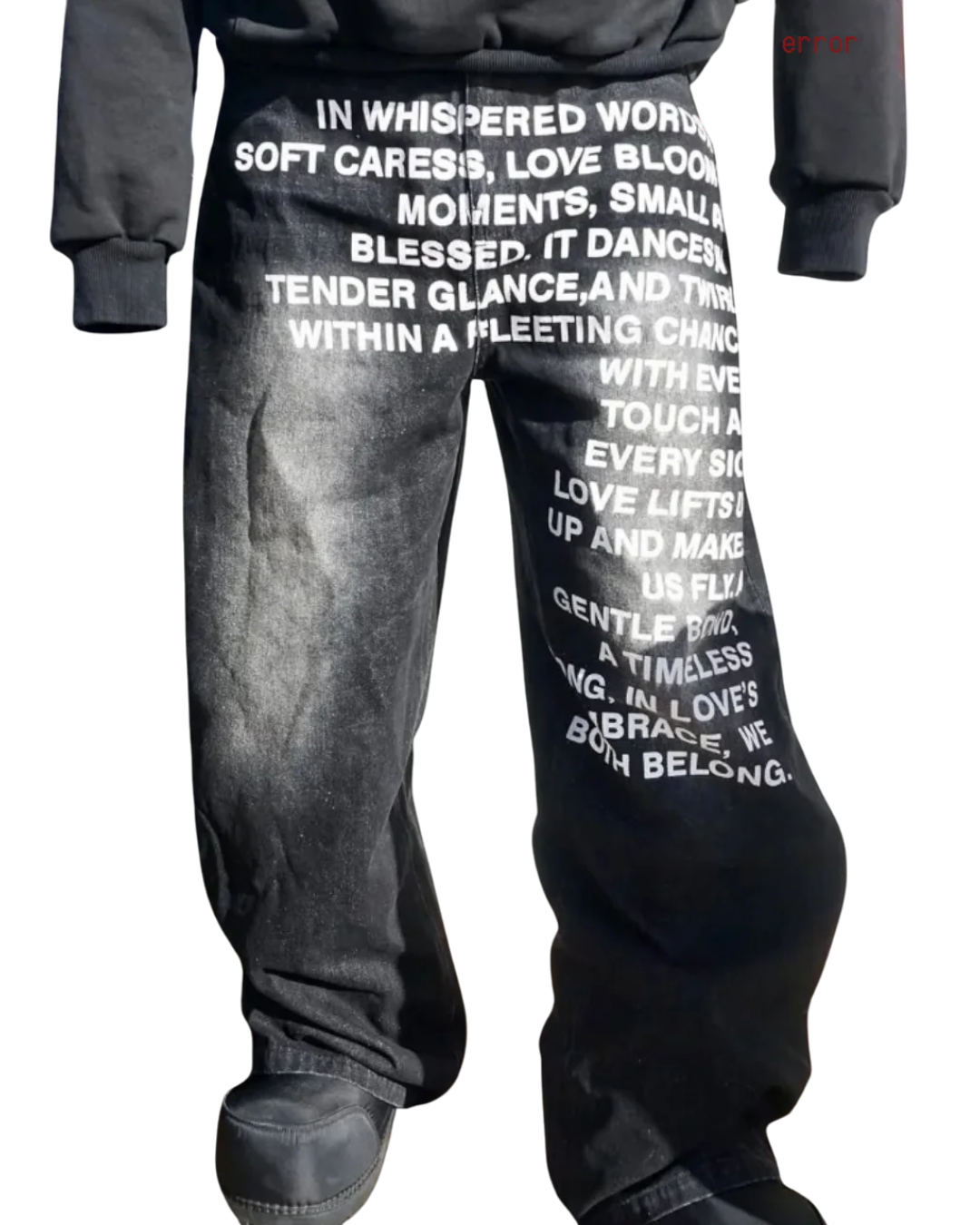 'LOVE LETTERS' JEANS